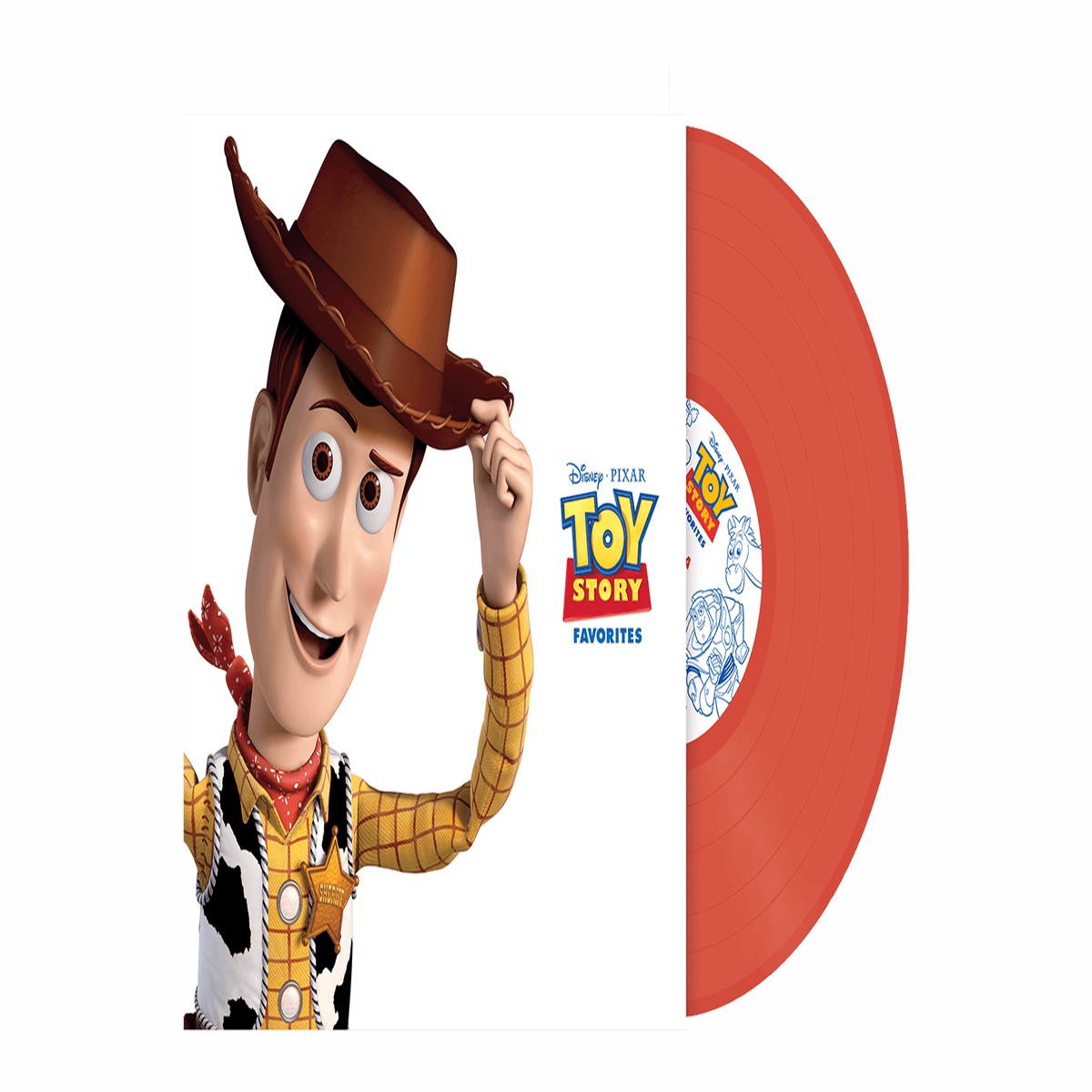 Various Artists : Toy Story Favourites (D100 Red Vinyl)