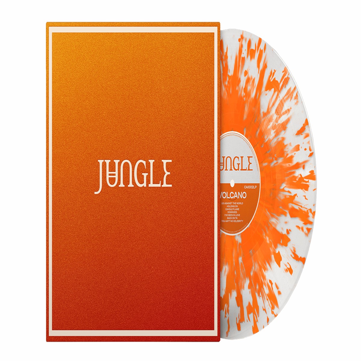 Jungle : Volcano (Ltd Transparent Orange Splatter Vinyl)