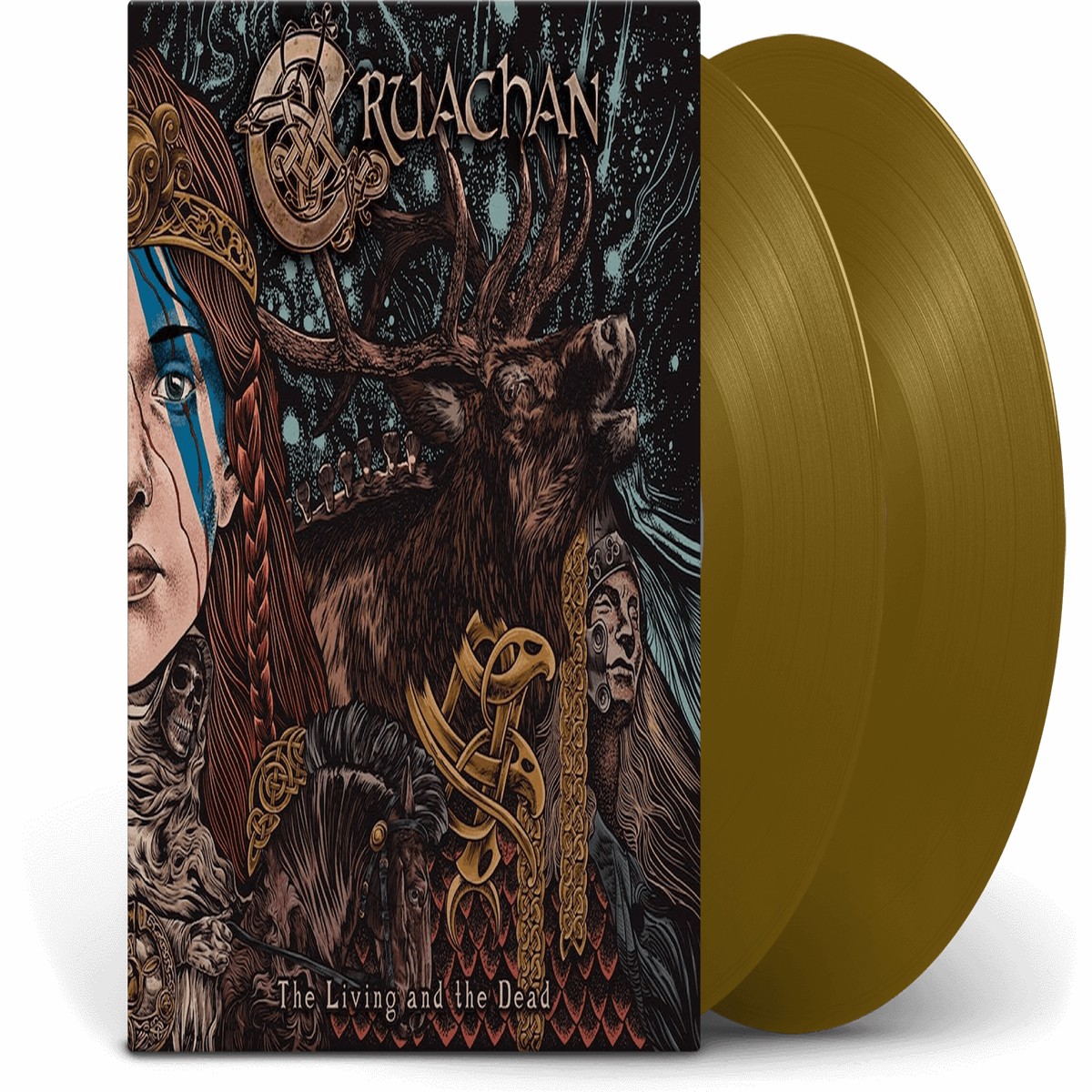 Cruachan : The Living and The Dead (Ltd Numbered Gold Vinyl)