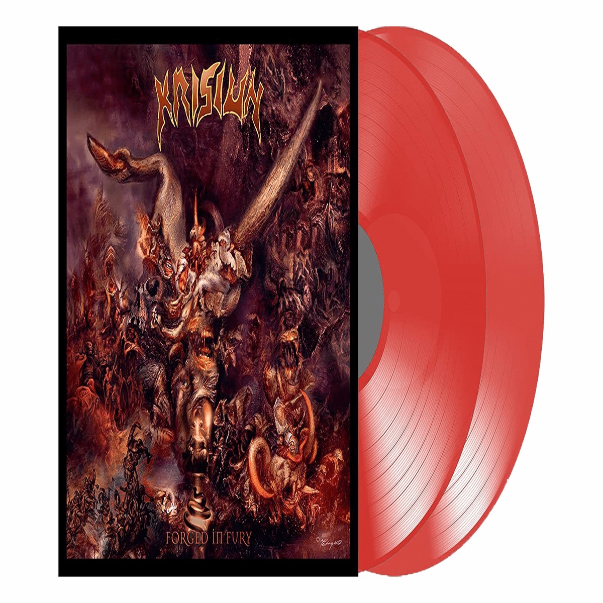 Krisiun : Forged in Fury (Ltd Transparent Red Vinyl)