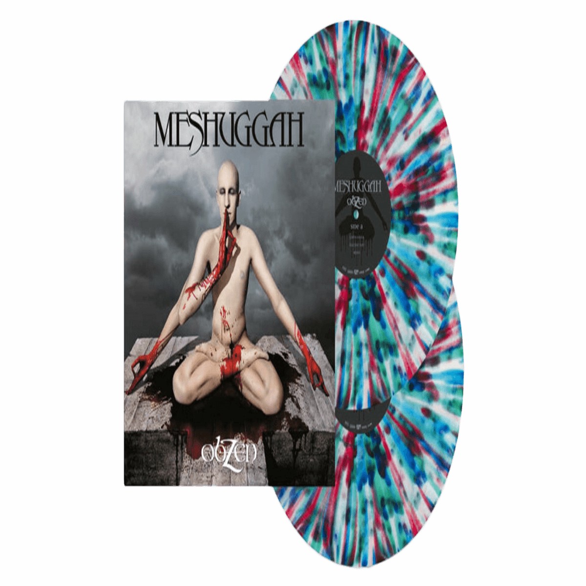 Meshuggah : ObZen (Clear White/Blue Splatter Vinyl)