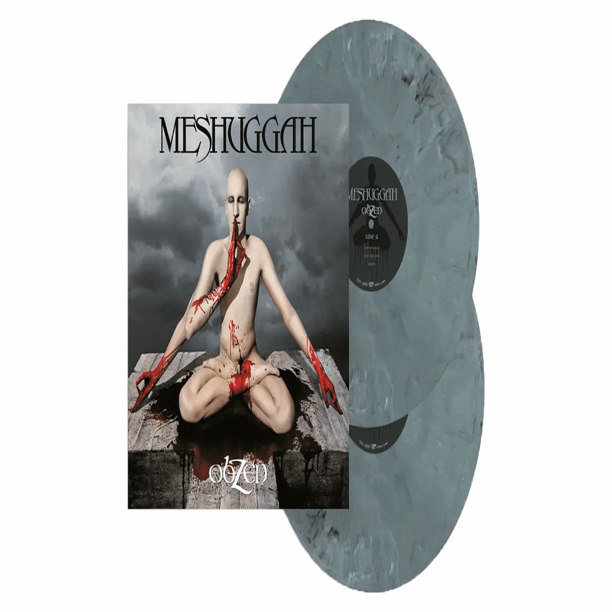 Meshuggah : ObZen (White/Blue/Black Splatter Vinyl)