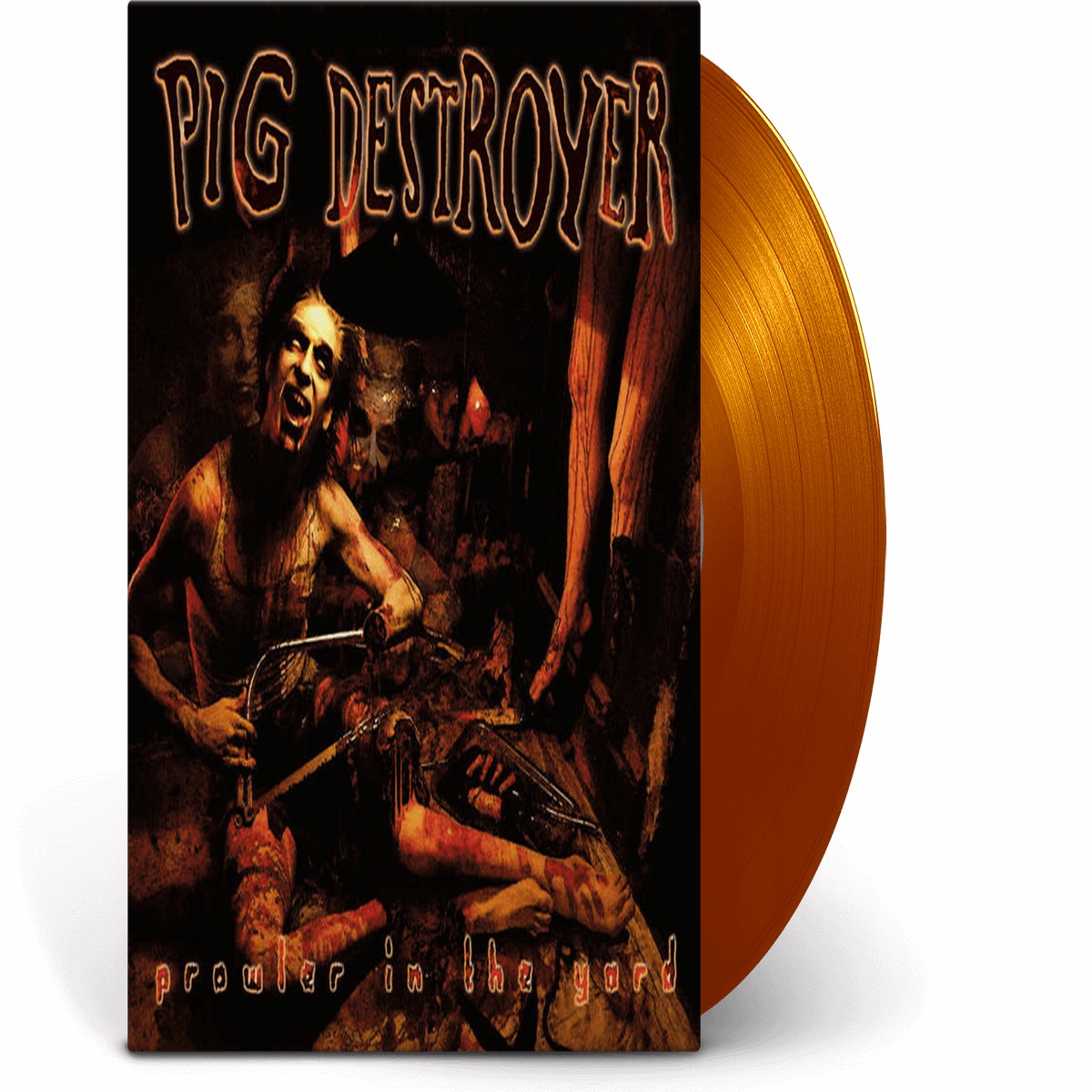Pig Destroyer : Prowler In The Yard (Deluxe Orange & Black Smoke Vinyl Reissue)