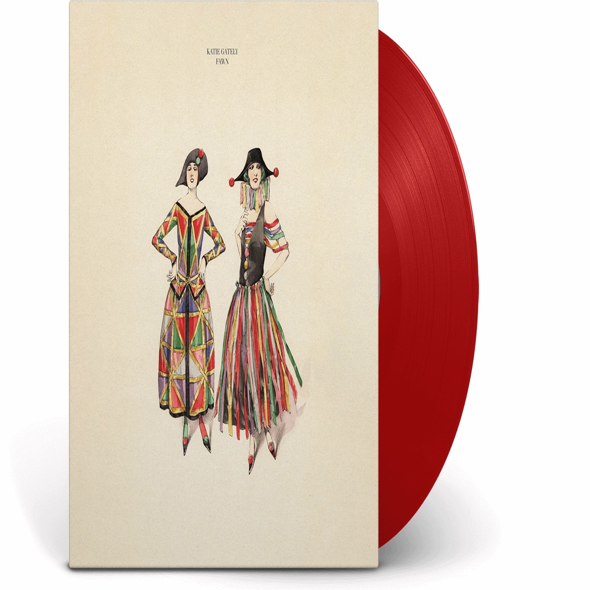 Katie Gately : Fawn / Brute (Solid Red Vinyl)