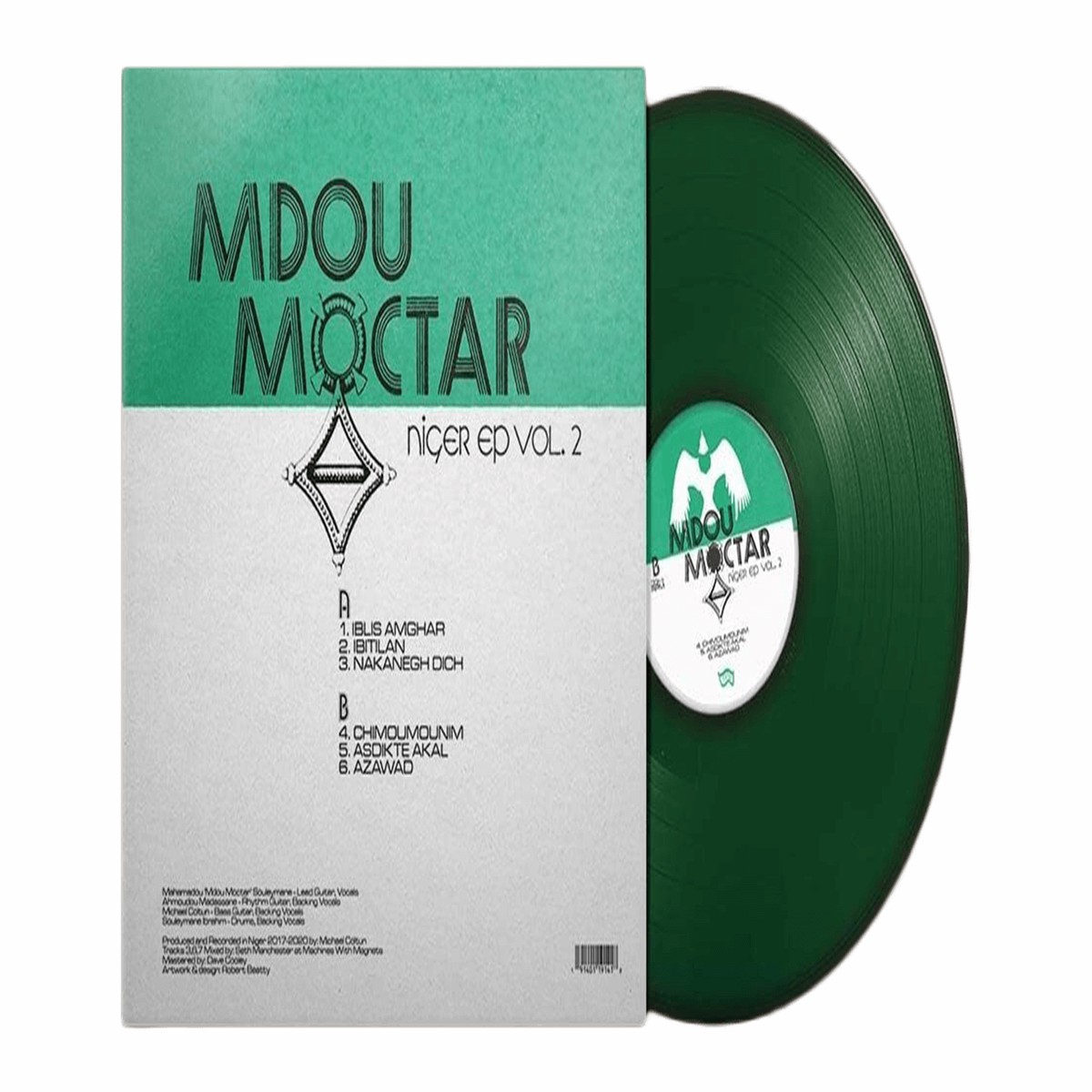 Mdou Moctar : Niger EP Vol. 2 (Clear Green Vinyl)