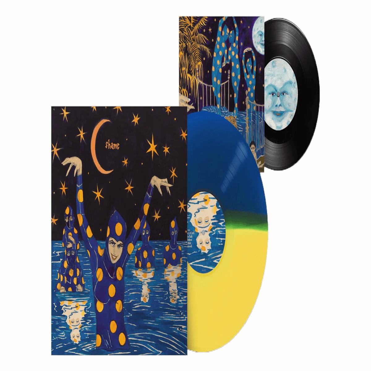 Shame : Food For Worms (Blue & Yellow LP + Black 7″)