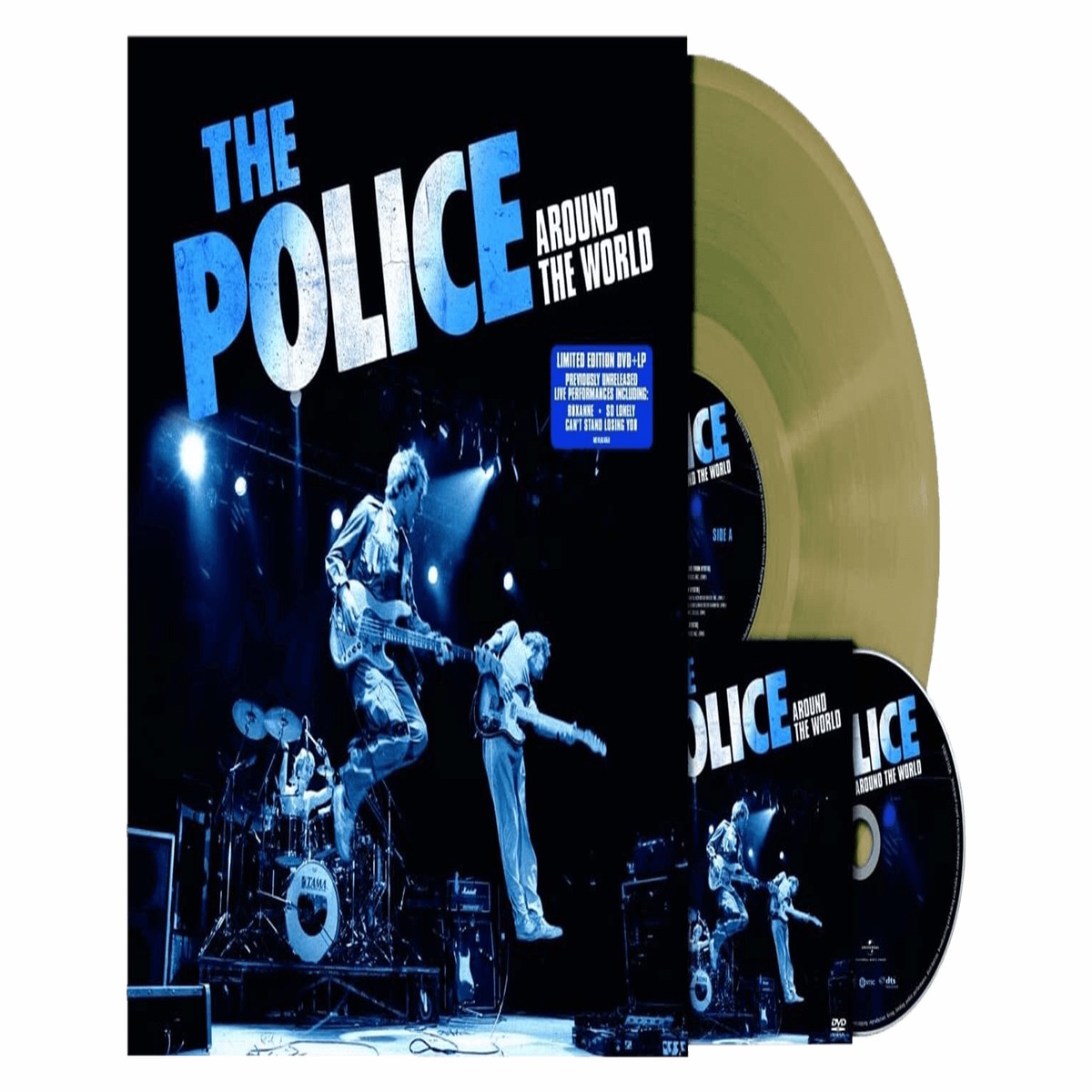 The Police : Around The World Restored & Expanded (Gold Vinyl + DVD)