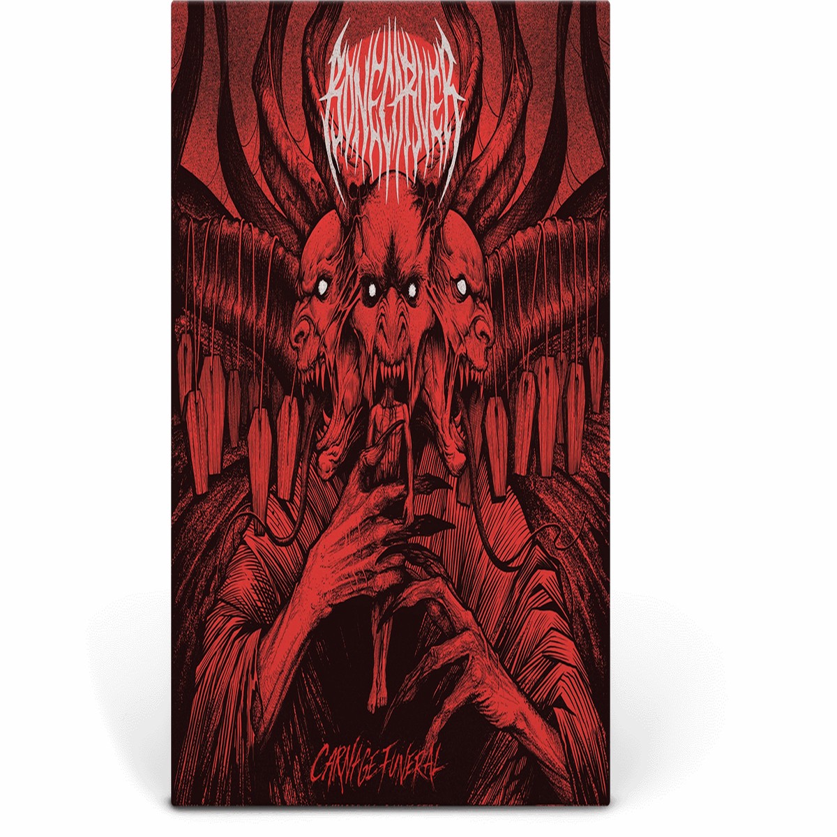 Bonecarver : Carnage Funeral (Red & Black Splatter Fade Vinyl)