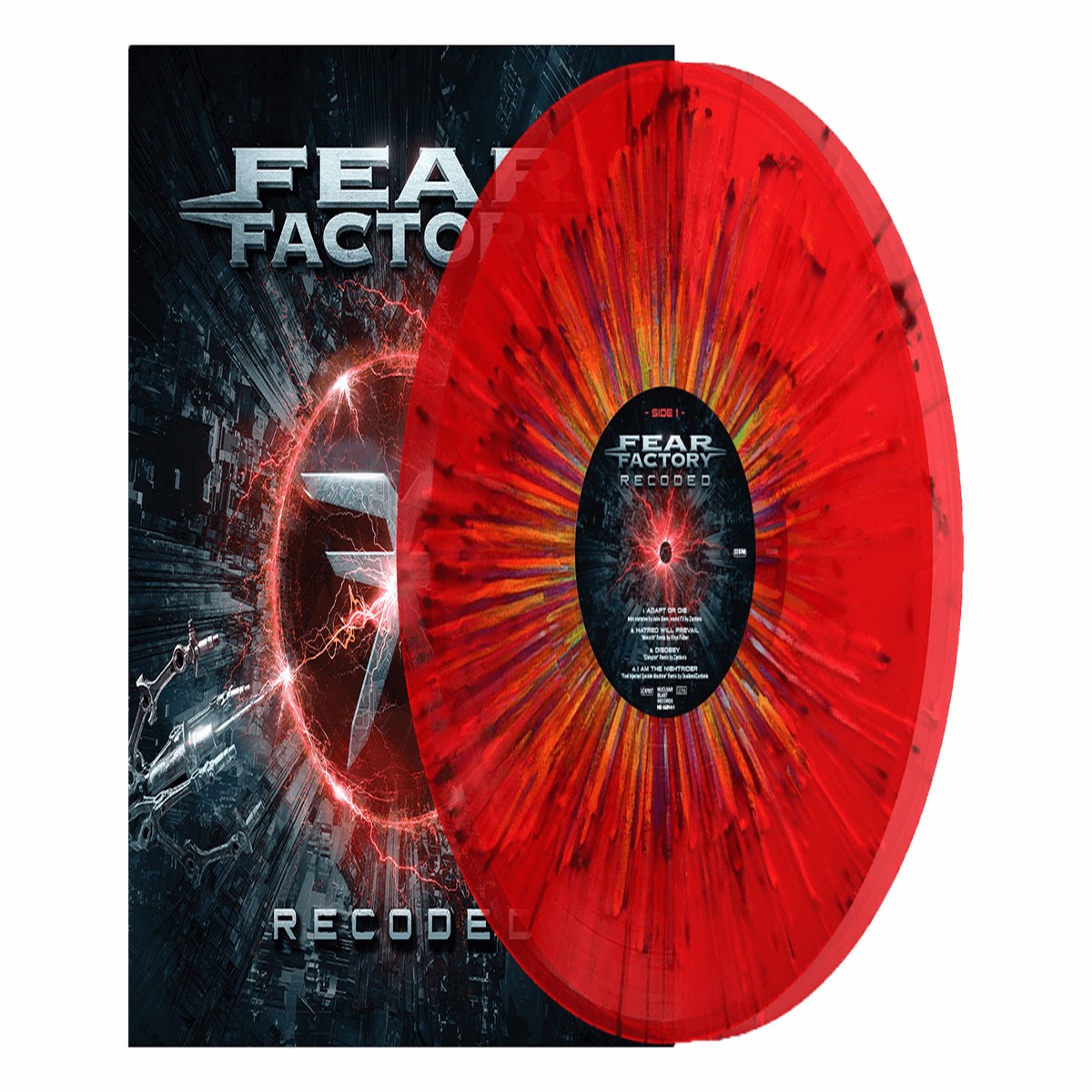 Fear Factory : Recoded (Transparent Red Rainbow Splatter Vinyl)