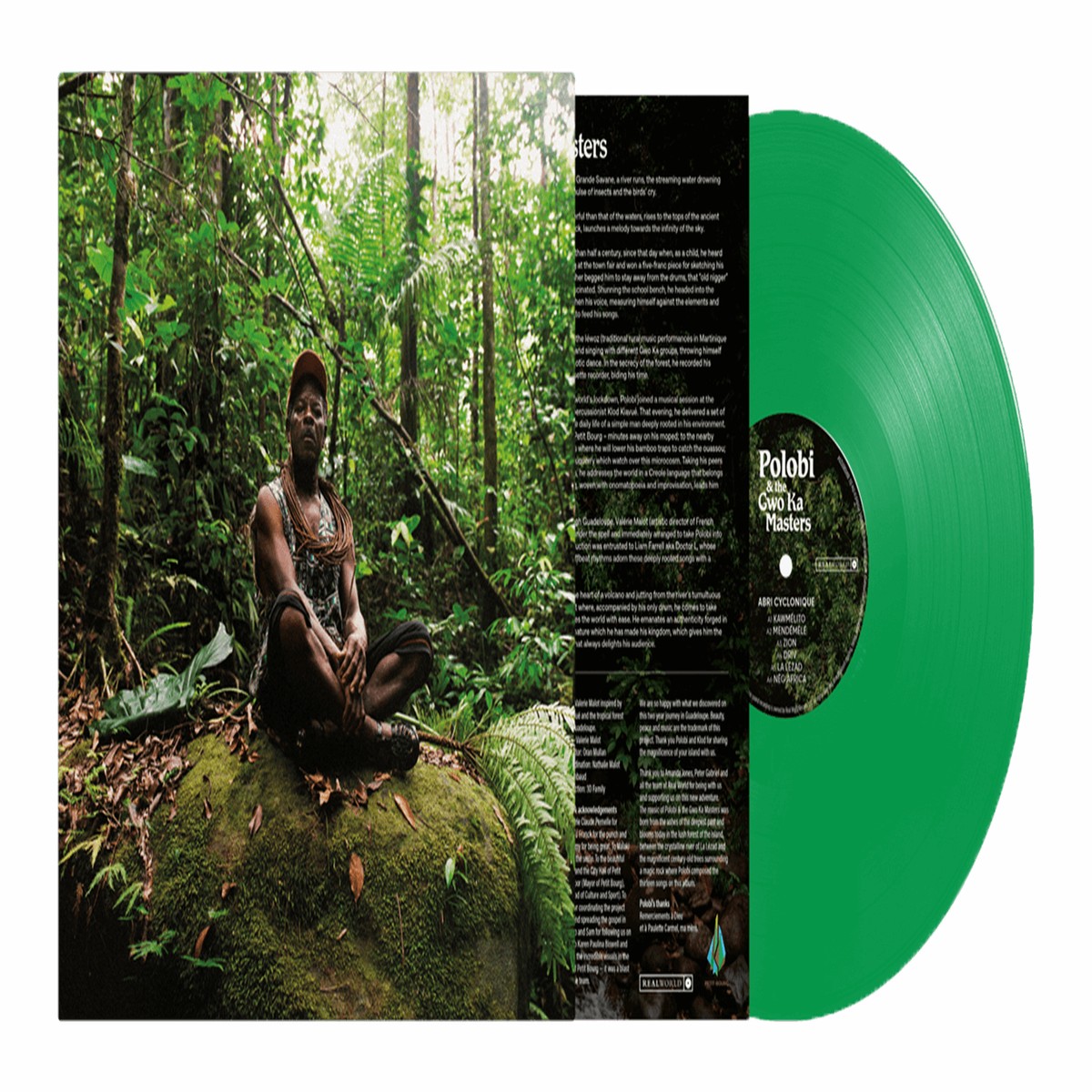 Polobi & the Gwo Ka Masters : Abri Cyclonique (Ltd Green Vinyl)