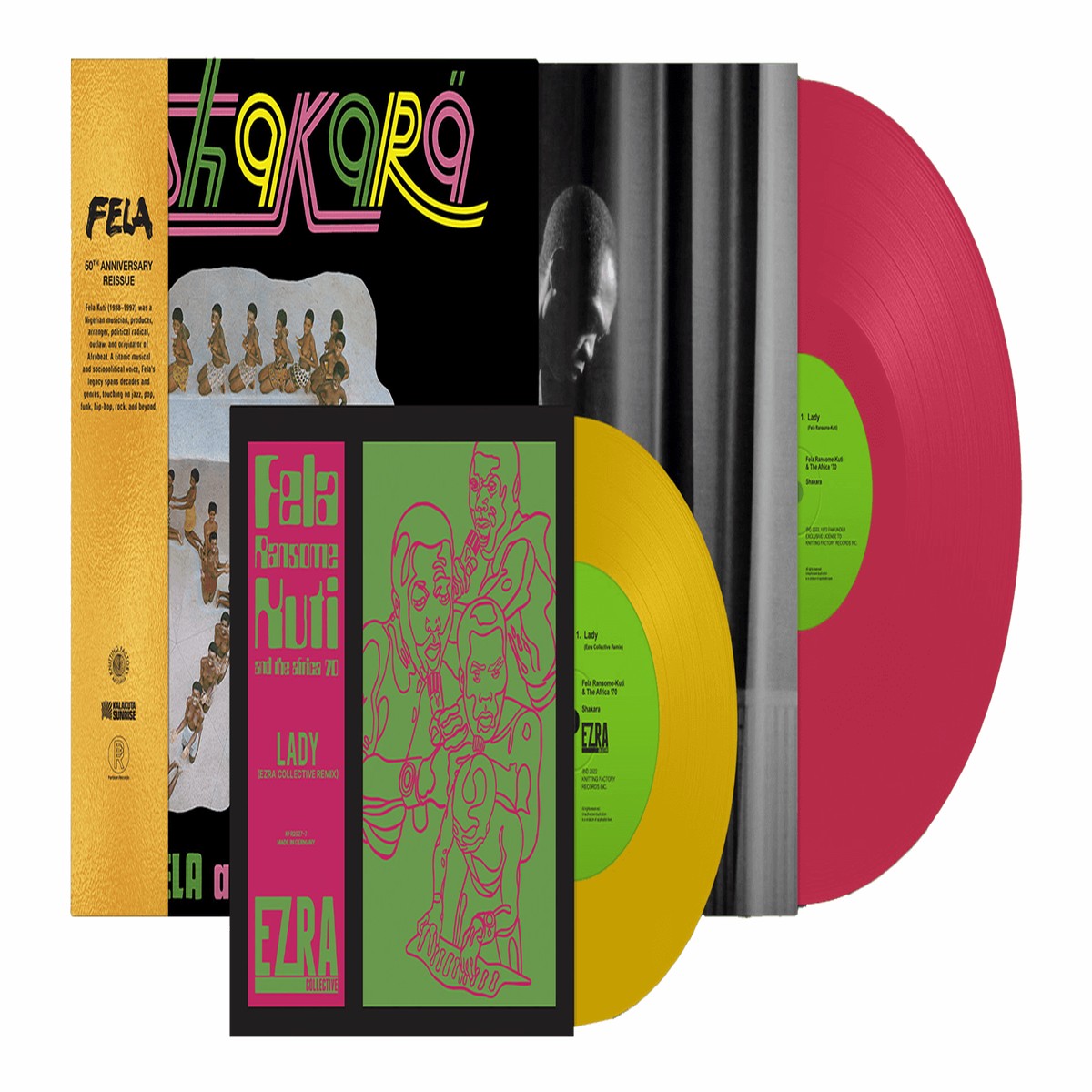 Fela Kuti : Shakara (Pink Vinyl w/ Bonus 7″)