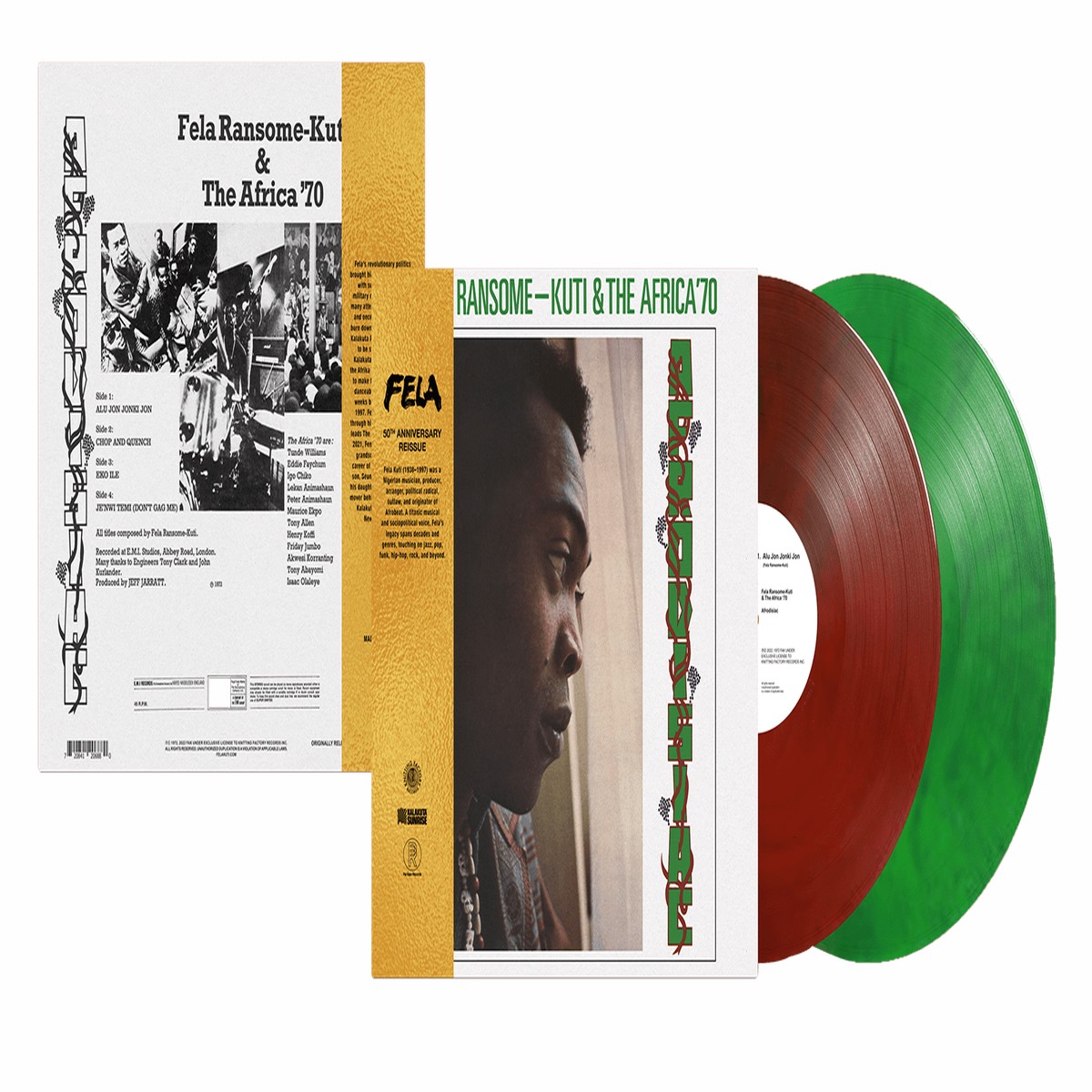 Fela Kuti : Afrodisiac (50th Anniversary Green/Red Marble 2LP)
