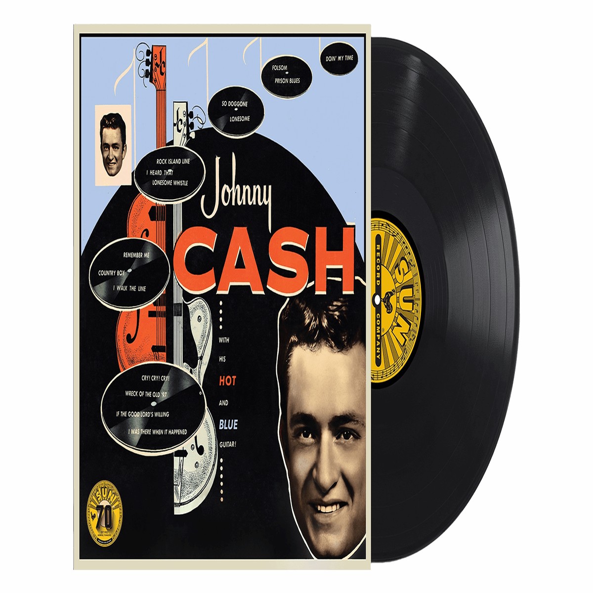 Johnny Cash : With His Hot And Blue Guitar (Sun Records 70th / Remastered 2022)