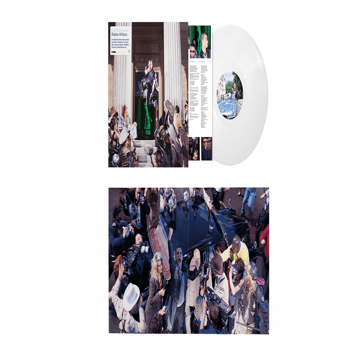 Robbie Williams : Life Thru A Lens (25th Anniversary Clear Vinyl Edition)