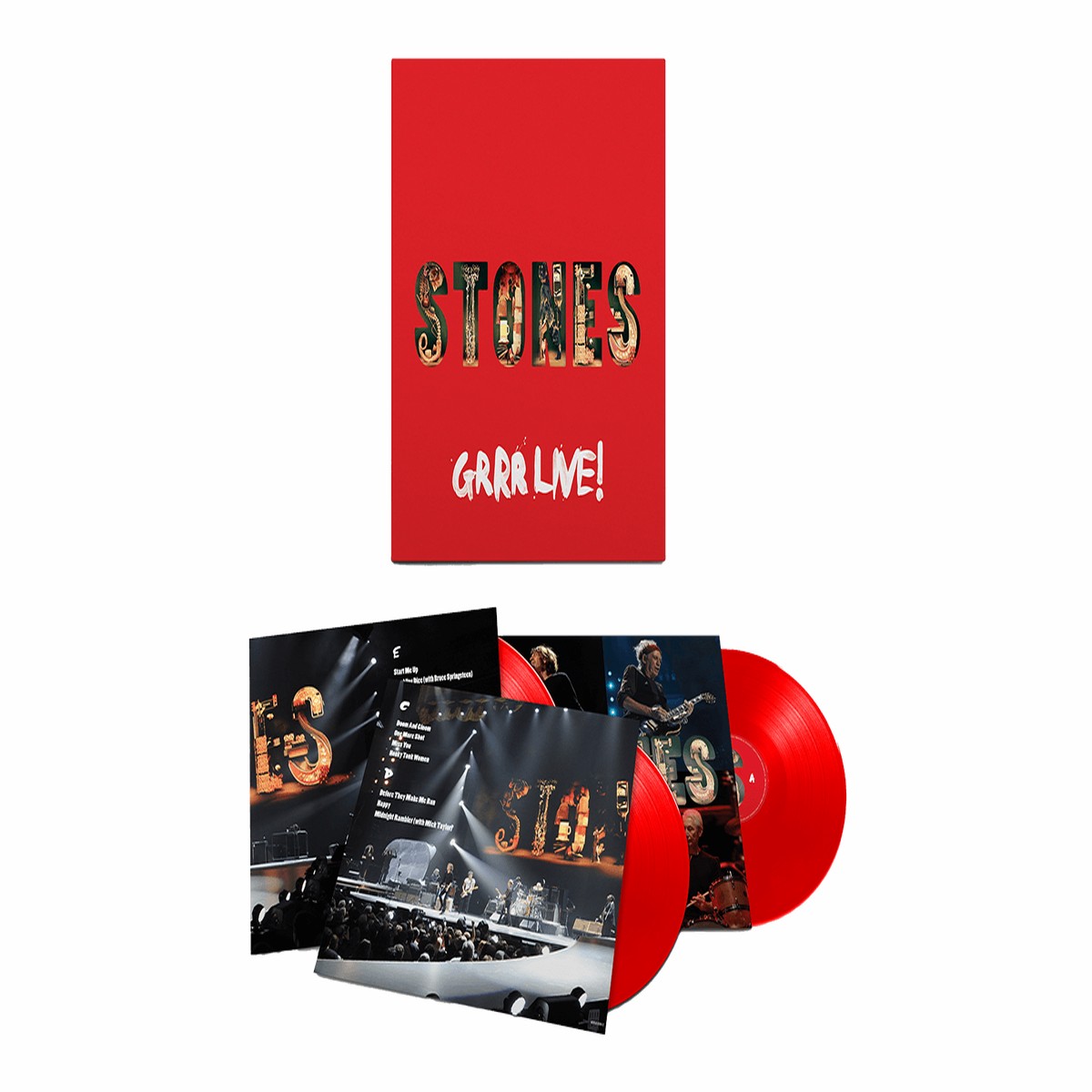 The Rolling Stones : Grrr! Live (3LP Red Vinyl)