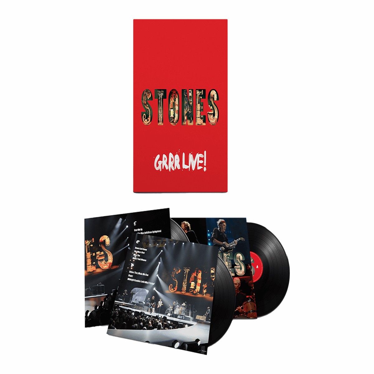 The Rolling Stones : Grrr! Live (3LP Standard Black)