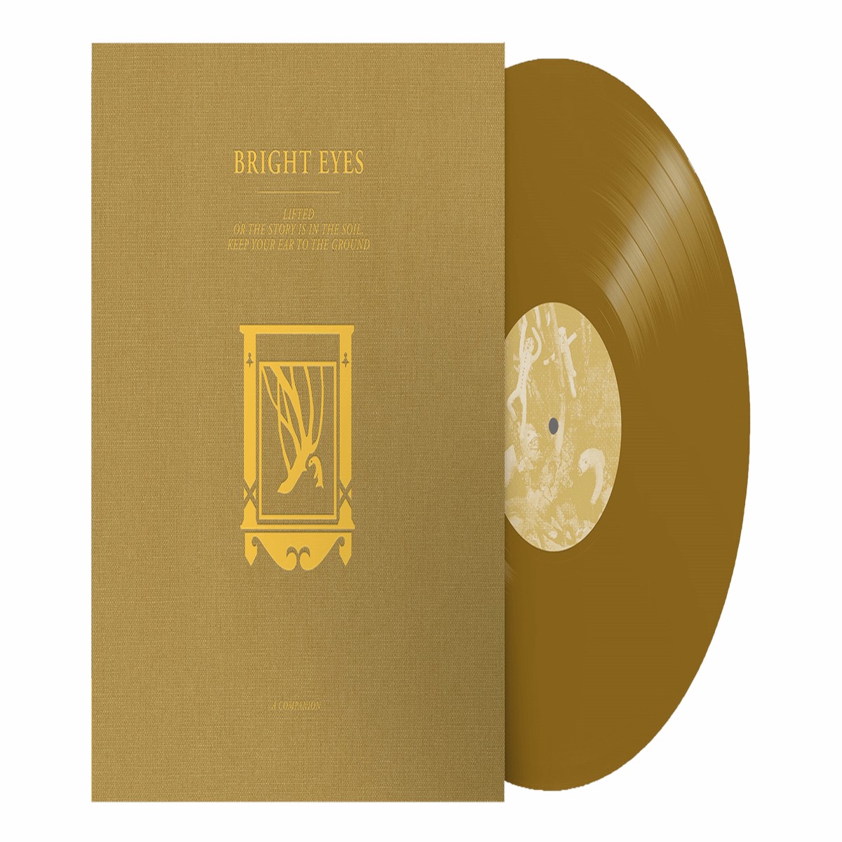 Bright Eyes : LIFTED or The Story Is in the Soil, Keep Your Ear to the Ground – A Companion (Opaque Gold Vinyl)