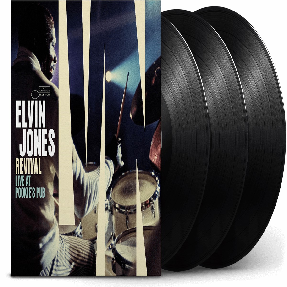 Elvin Jones : Revival – Live At Pookie’s Pub (3LP)