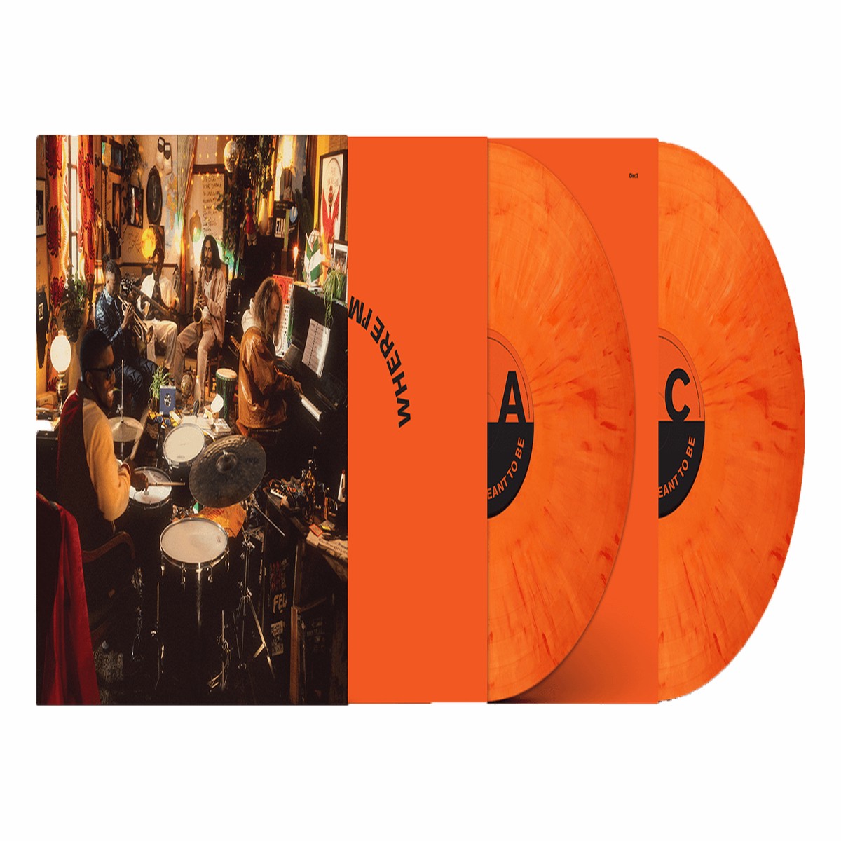 Ezra Collective : Where I’m Meant To Be (Orange/Yellow Marble Gatefold Deluxe Edition w/ Photo Book)