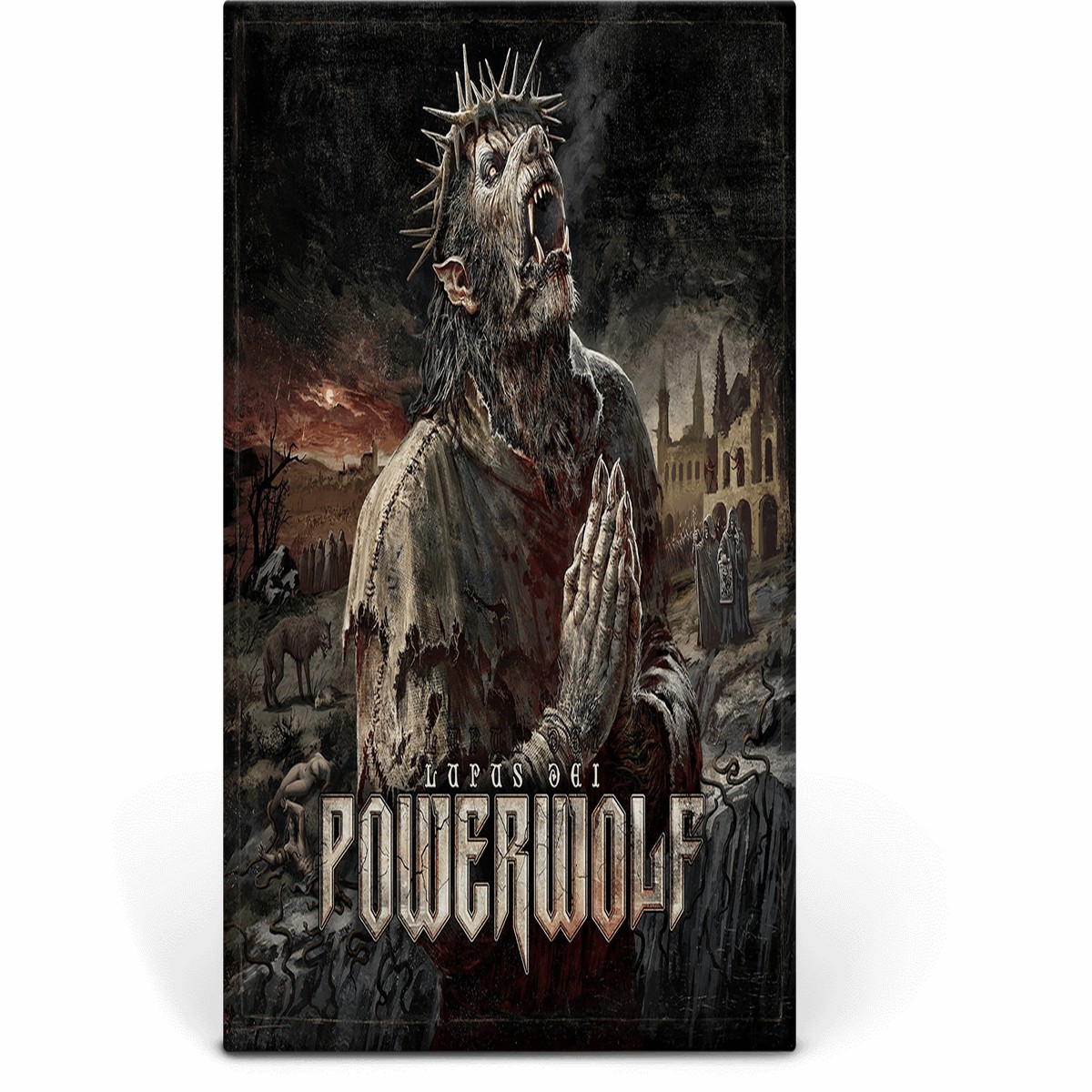Powerwolf : Lupus Dei – 15th Anniversary Gold & Black Melt Vinyl Edition)