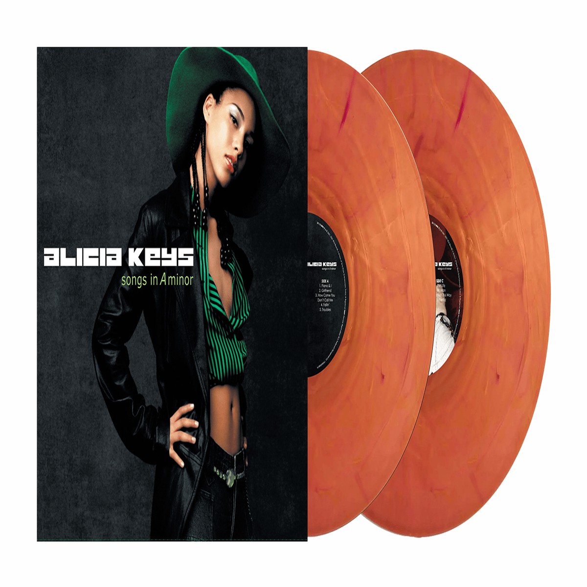 Alicia Keys : Songs In A Minor – 25th Anniversary (Orange Marbled Vinyl)