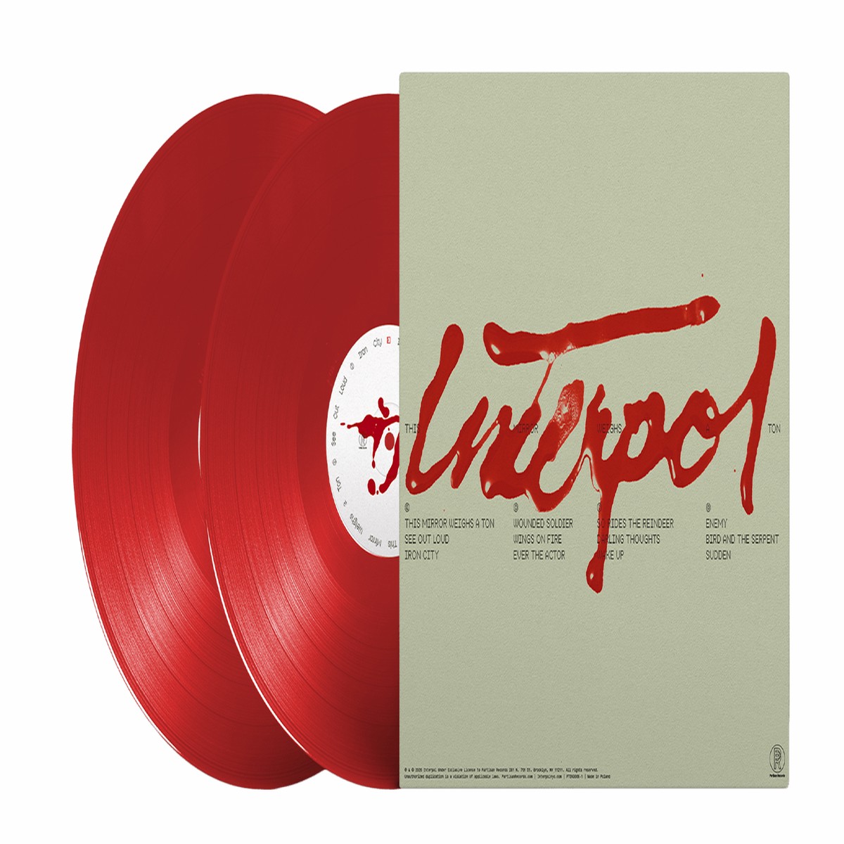 Interpol : This Mirror Weighs A Ton (Transparent Red Vinyl)