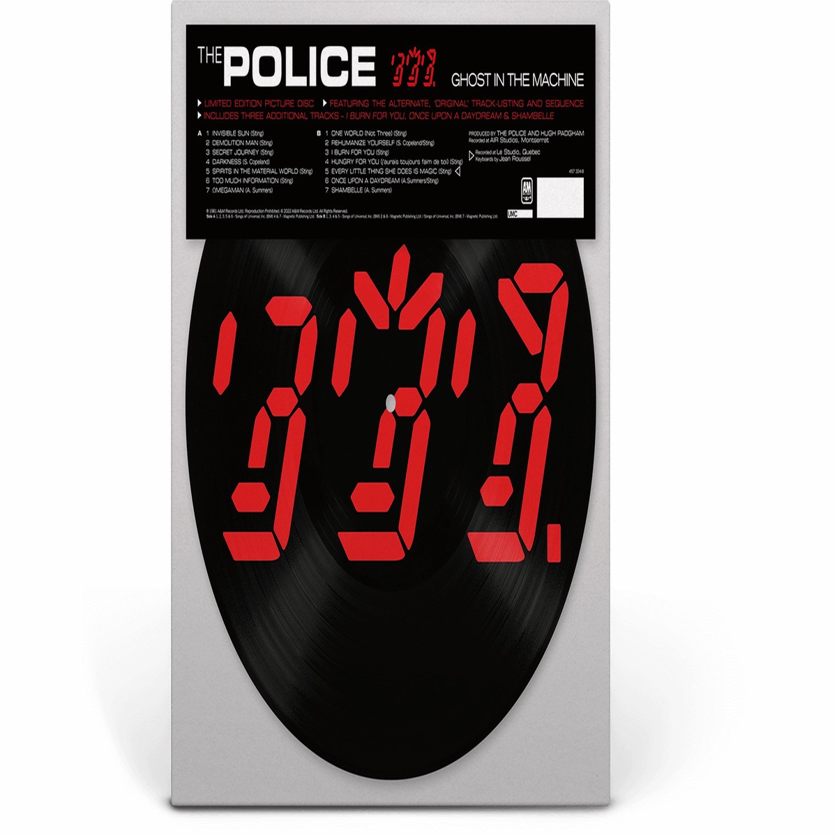 The Police : Ghost In The Machine (Ltd Picture Disc)
