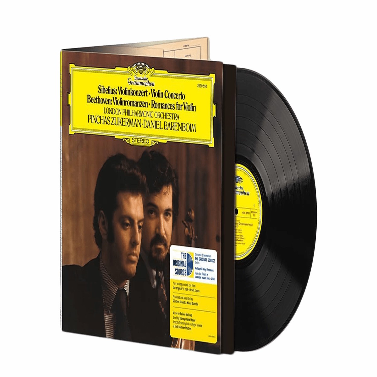 Pinchas Zukerman, London Philharmonic Orchestra, Daniel Barenboim : Sibelius – Violin Concerto in D Minor, Op. 47 / Beethoven – Violin Romance Nos. 1 & 2 (Original Source Series)