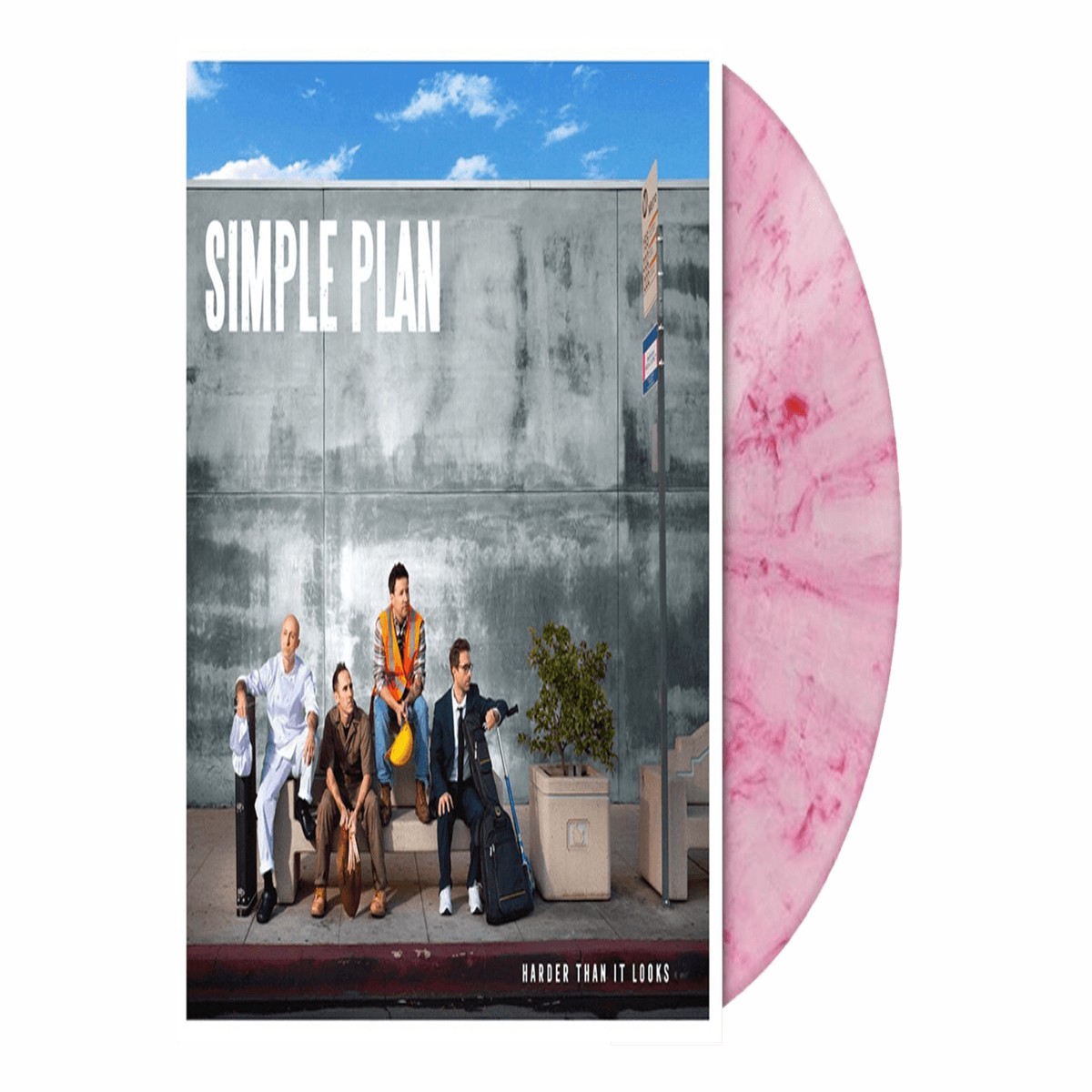 Simple Plan : Harder Than It Looks (Ltd Pink Marble Vinyl)