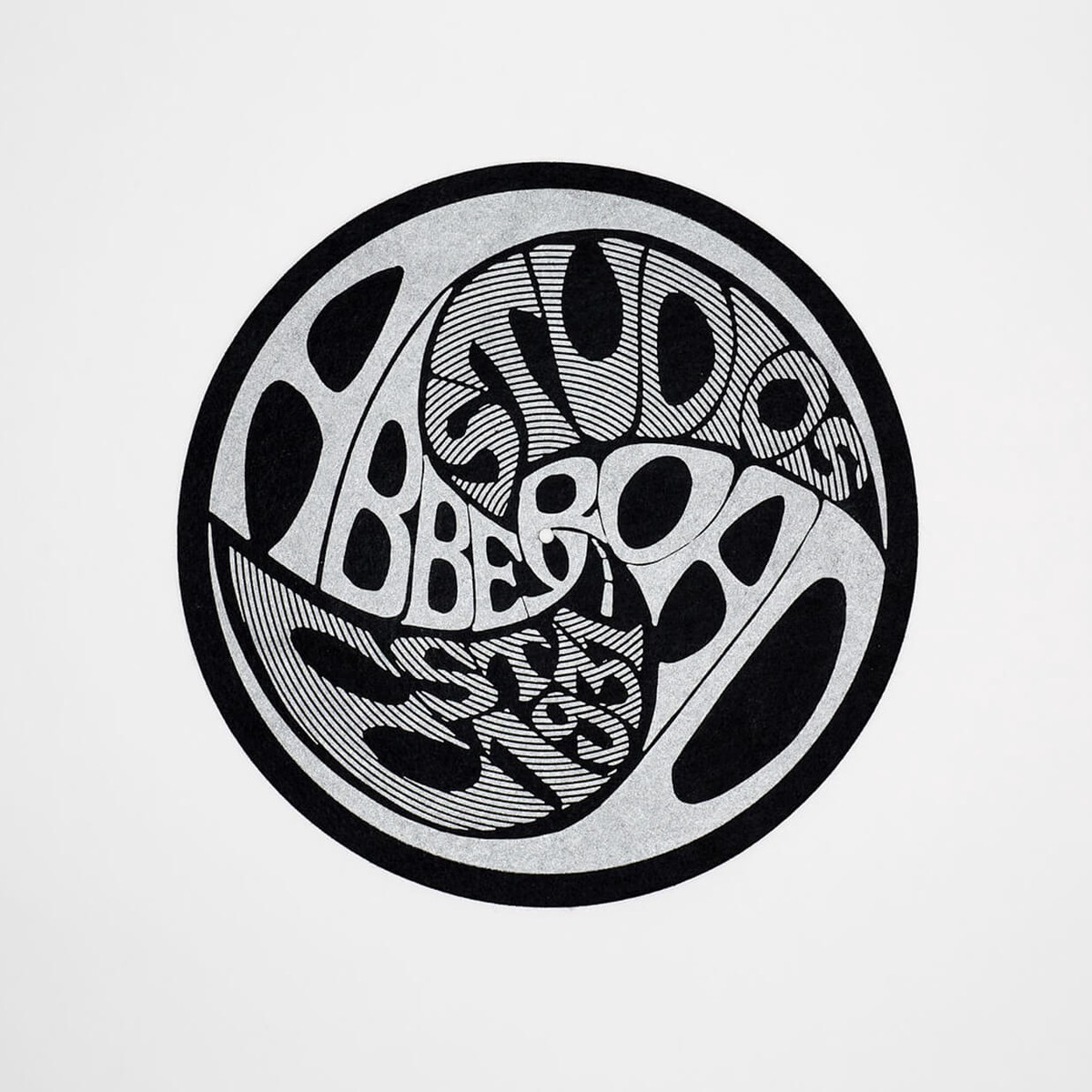 Abbey Road : Abbey Road Vintage Logo Silver Slip Mat