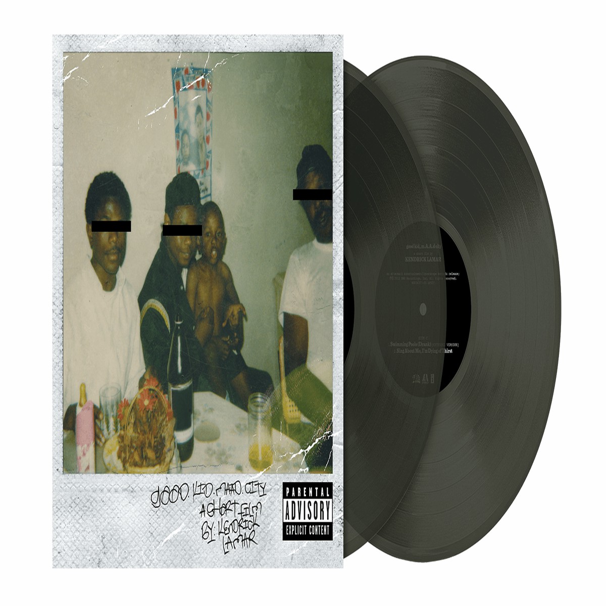 Kendrick Lamar : good kid, m.A.A.d city 10th Anniversary Edition (Black Ice Translucent Colour Vinyl)