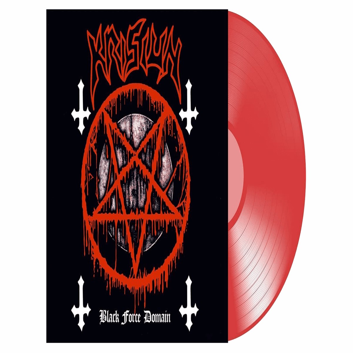 Krisiun : Black Force domain (Transparent Red Vinyl )