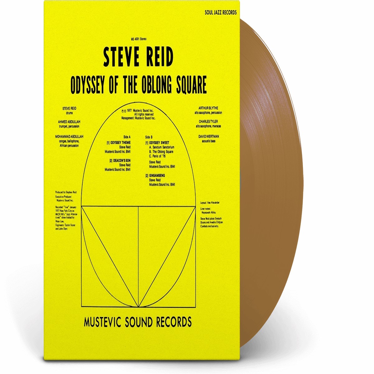 Steve Reid : Odyssey of the Oblong Square (Gold Vinyl)