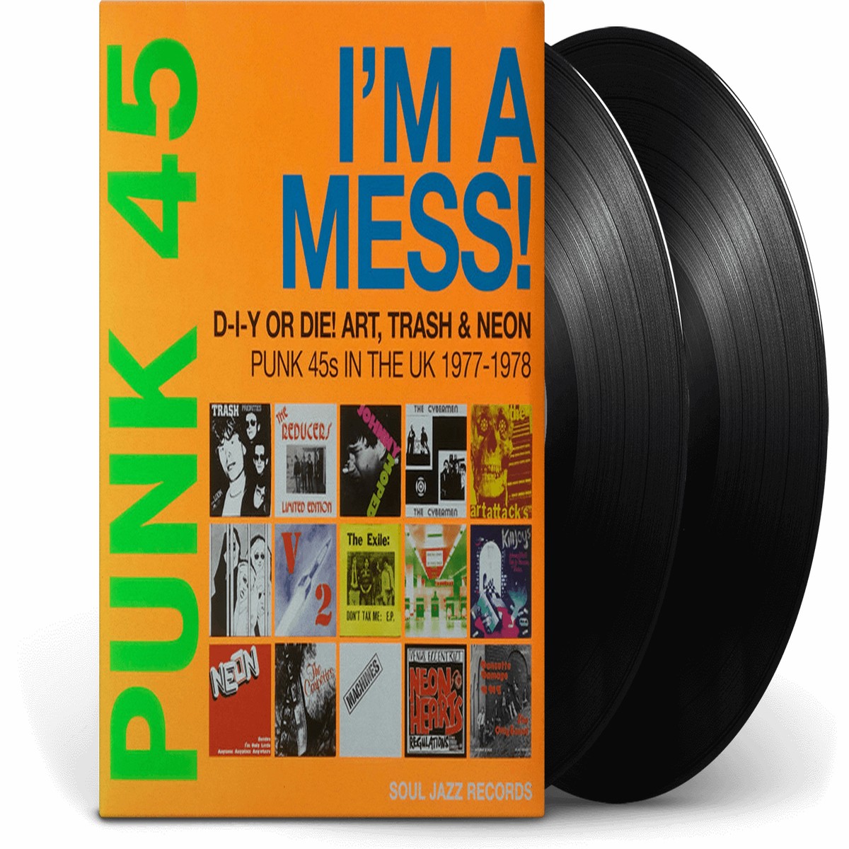 VA / Soul Jazz Records Presents : PUNK 45 – I’m A Mess! D-I-Y Or DIE! Art, Trash & Neon – Punk 45s In The UK 1977-78