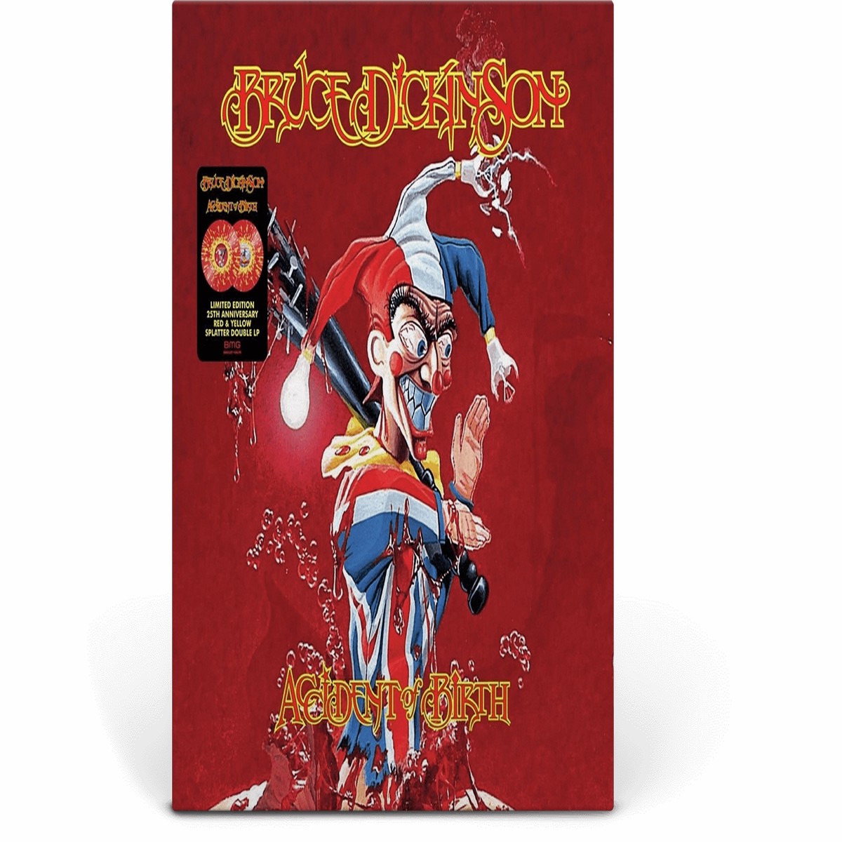 Bruce Dickinson : Accident of Birth (Ltd Red & Yellow Splatter Vinyl)