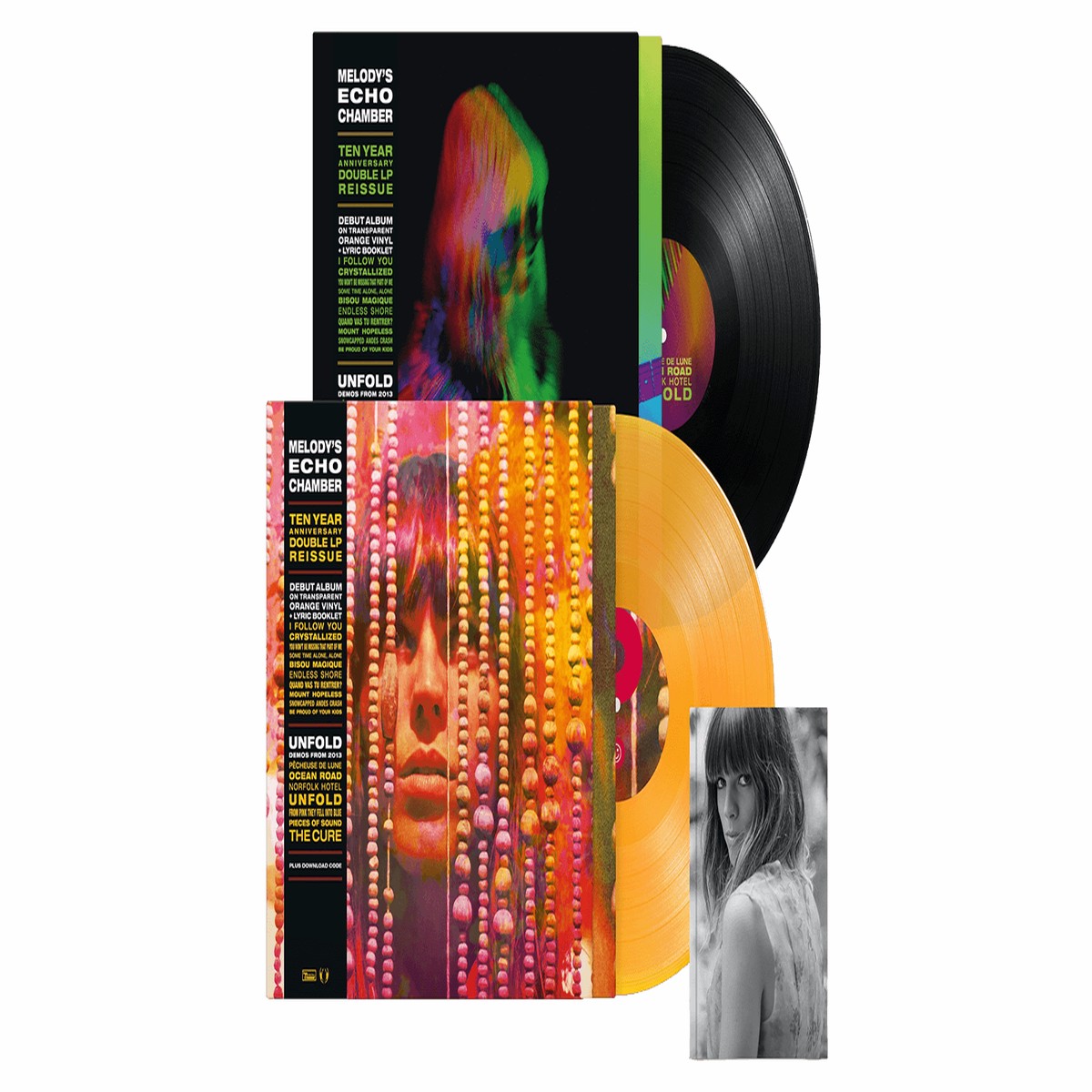 Melody’s Echo Chamber : Melody’s Echo Chamber (10th Anniversary 2LP Ltd Edition Orange/Black Vinyl)