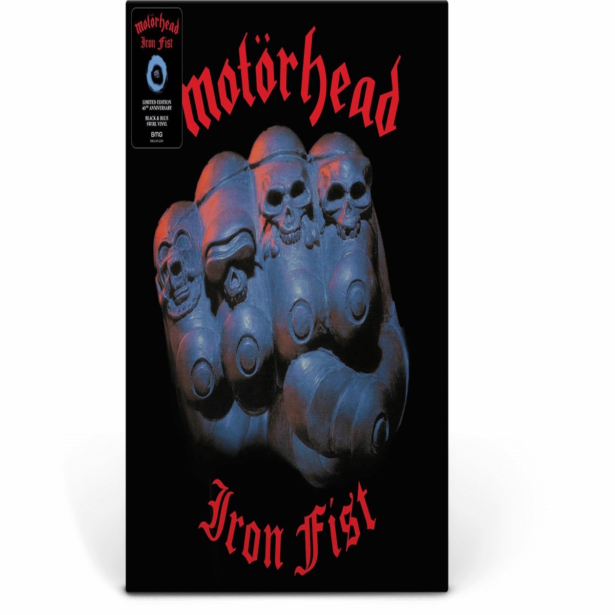 Motrhead : Iron Fist 40th Anniversary (Black & Blue Swirl Vinyl)