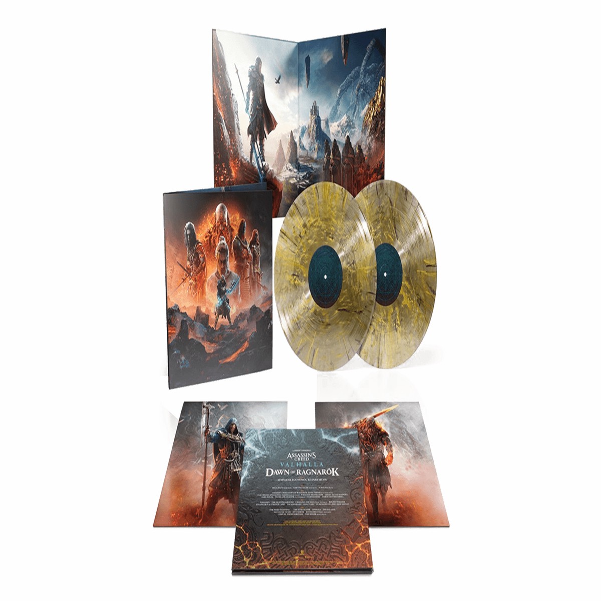 Stephanie Economou & Einar Selvik : Assassin’s Creed Valhalla – Dawn Of Ragnarok (Gold & Yellow Splatter Vinyl)