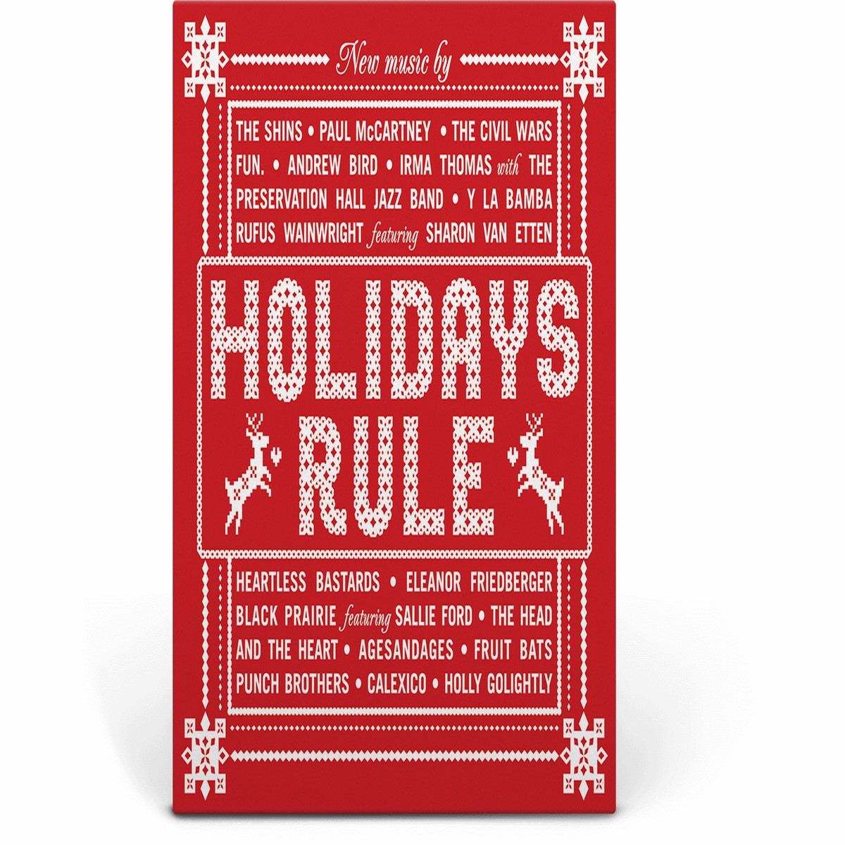 Various Artists : Holidays Rule (Translucent Red Vinyl)