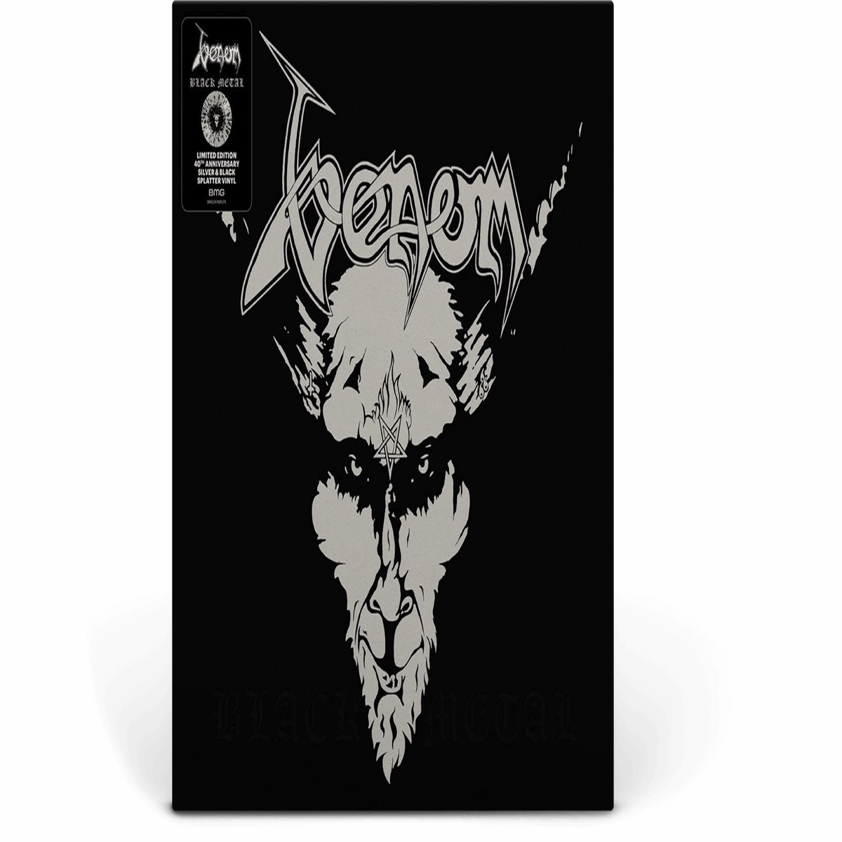 Venom : Black Metal (Silver & Black Swirl Vinyl)