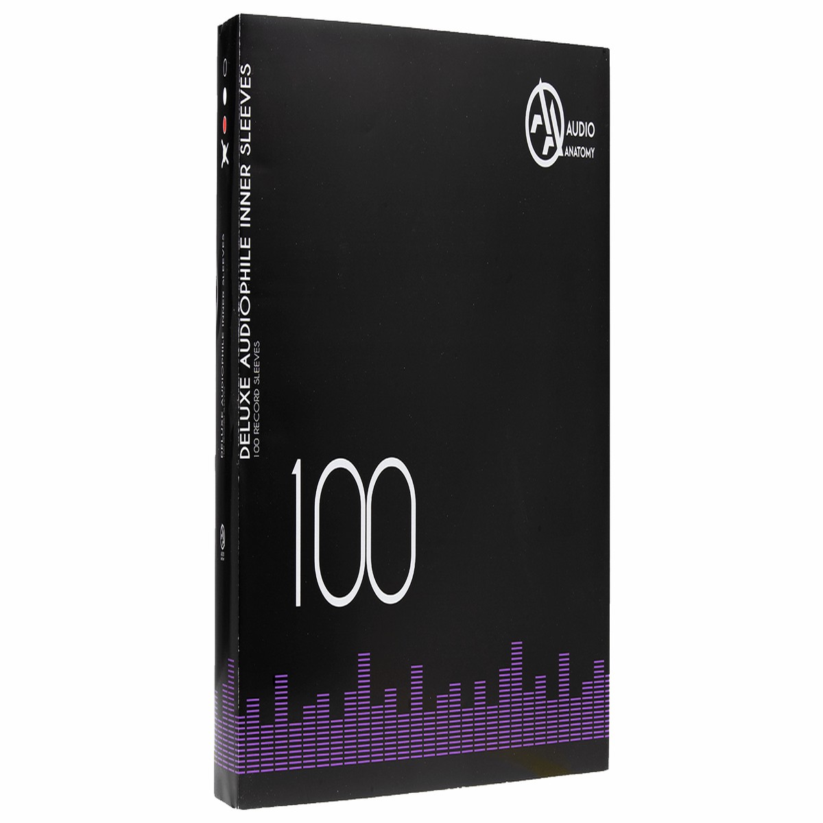 Audio Anatomy: 100X 12″ Deluxe Audiophile Antistatic Inner Sleeves Red