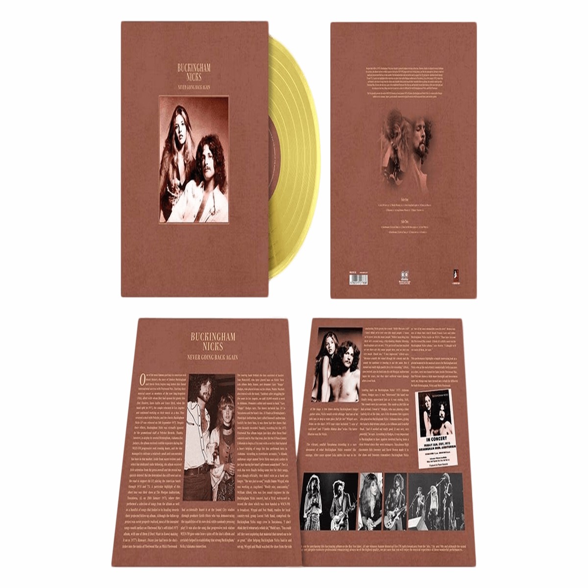 Buckingham/Nicks : Never Going Back Again (Yellow Vinyl)