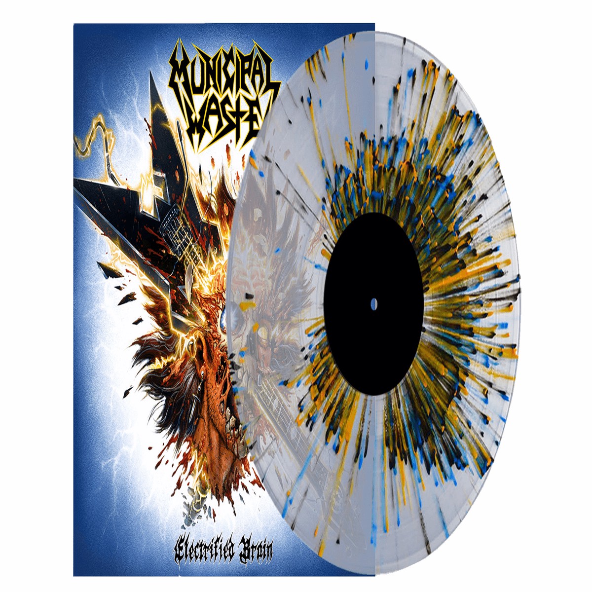 Municipal Waste : Electrified Brain (Transparent Splatter Vinyl)