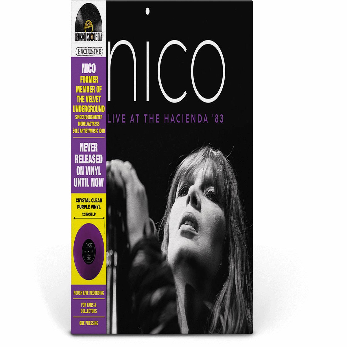 Nico : Live At The Hacienda ’83 (Clear Purple Vnyl) (Rsd 2022)