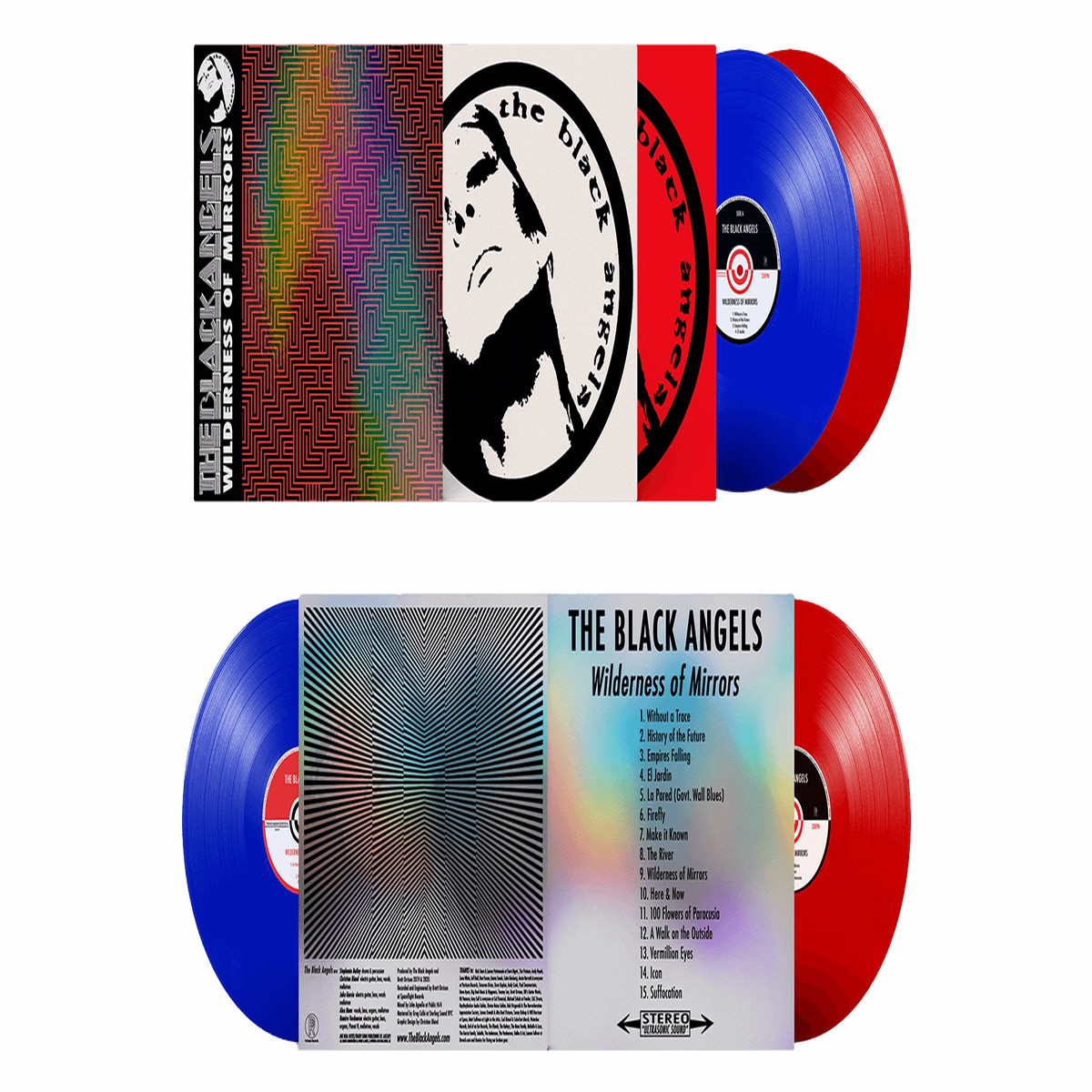 The Black Angels : Wilderness of Mirrors (Ltd Opaque Blue & Red Vinyl)