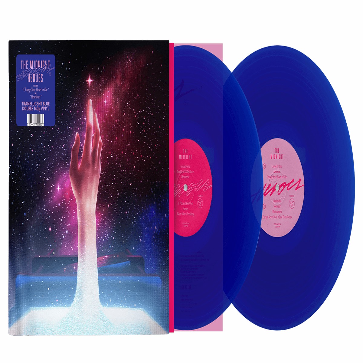 The Midnight : Heroes (Clear Blue Vinyl)
