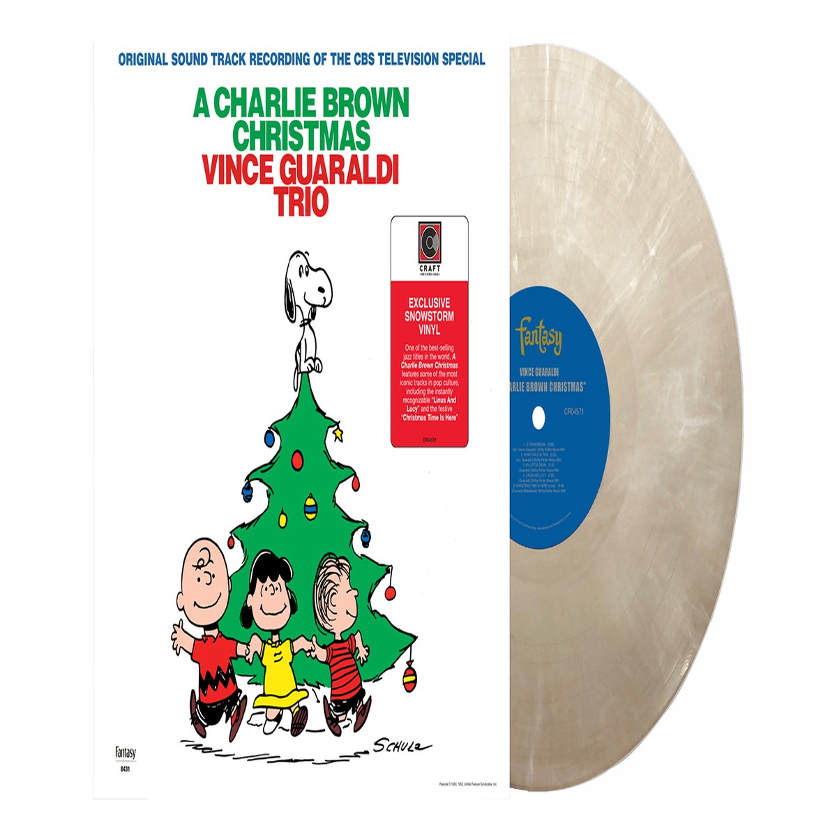 Vince Guaraldi Trio : A Charlie Brown Christmas (Snowball White Vinyl)