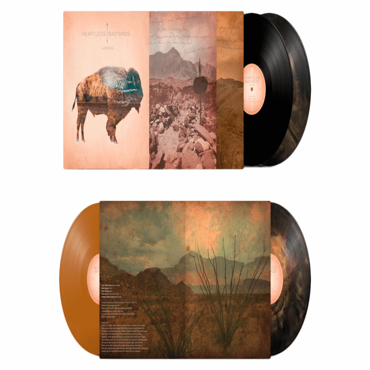 Heartless Bastards : Arrow (10th Anniversary Black & Gold Vinyl)