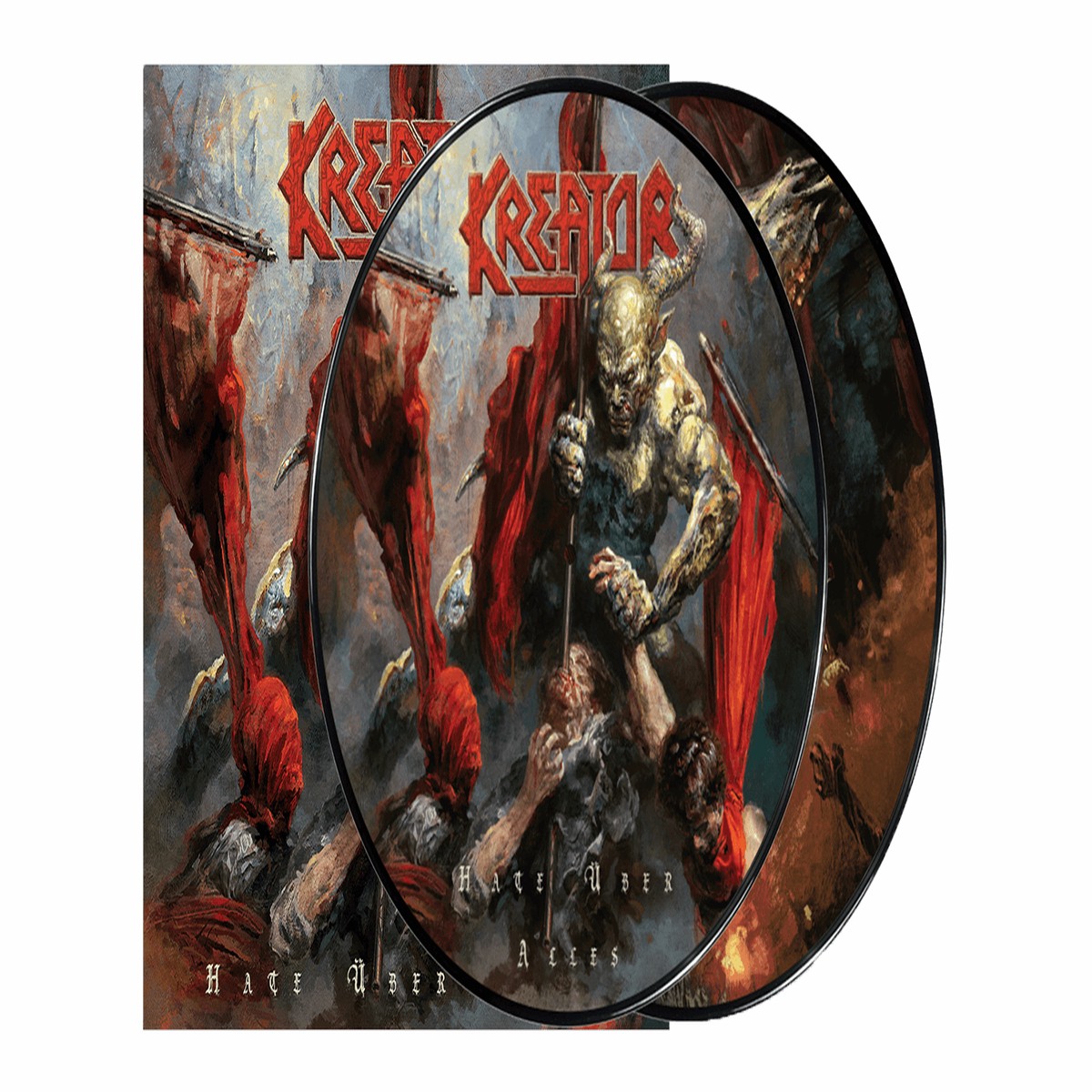Kreator : Hate Uber Alles ((Trifold Double Picture Disc)