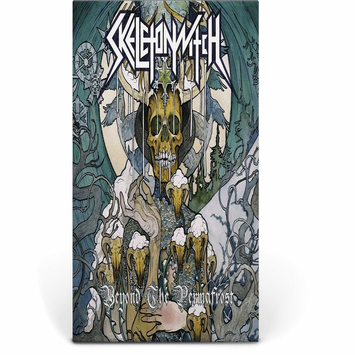 Skeletonwitch : Beyond the Permafrost (Clear Yellow Vinyl w Winterwind & Black Splatter)